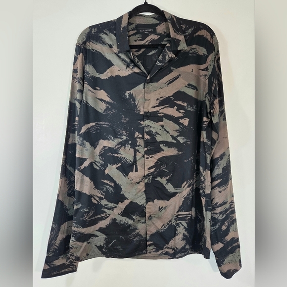 All Saints Tops - ALLSAINTS WESTPOINT LS BUTTON UP SHIRT.